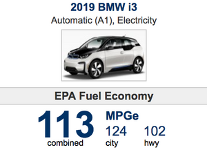 2019 BMW i3