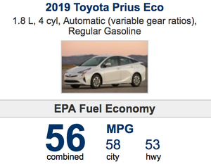 2019 PRIUS ECO