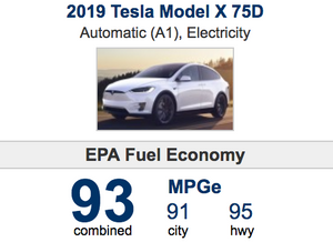 2019 TESLA MODEL X